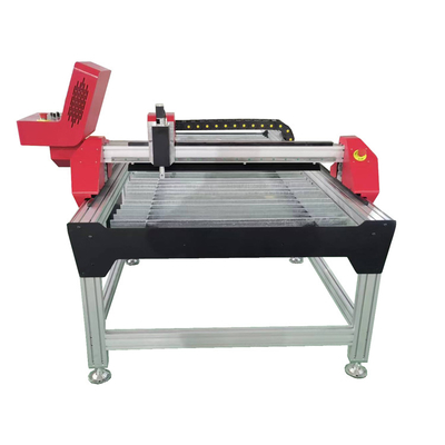 Huayuan Veya Misnco 100a / 120a / 200a Kaynaklı Metal Ahşap Cnc Plazma Kesim Masası