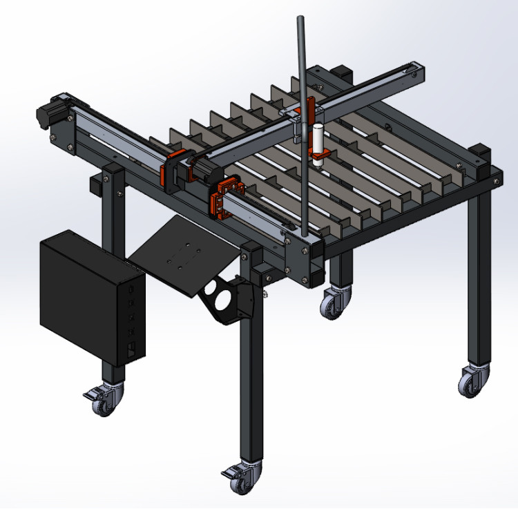SNR CNC Metal Kesme Masası 1.2m Paslanmaz İçin Küçük CNC Plazma Kesici